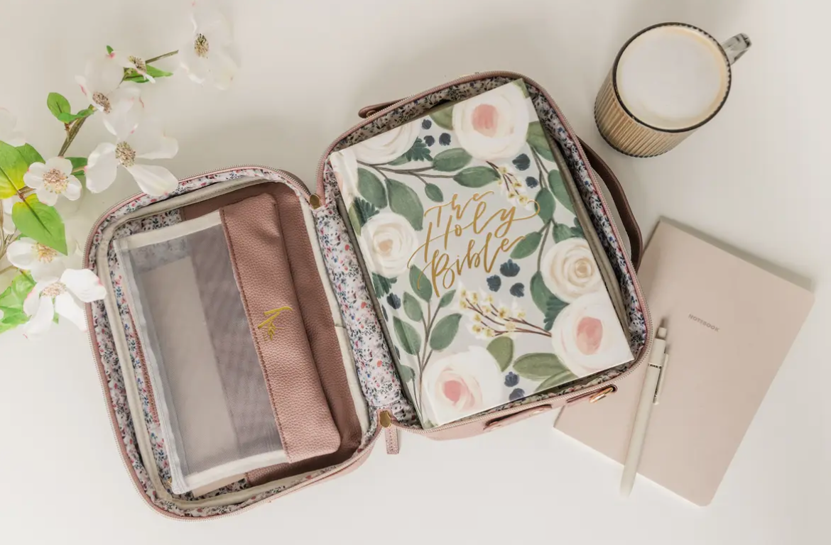 Lavender Crossbody Bible Bag