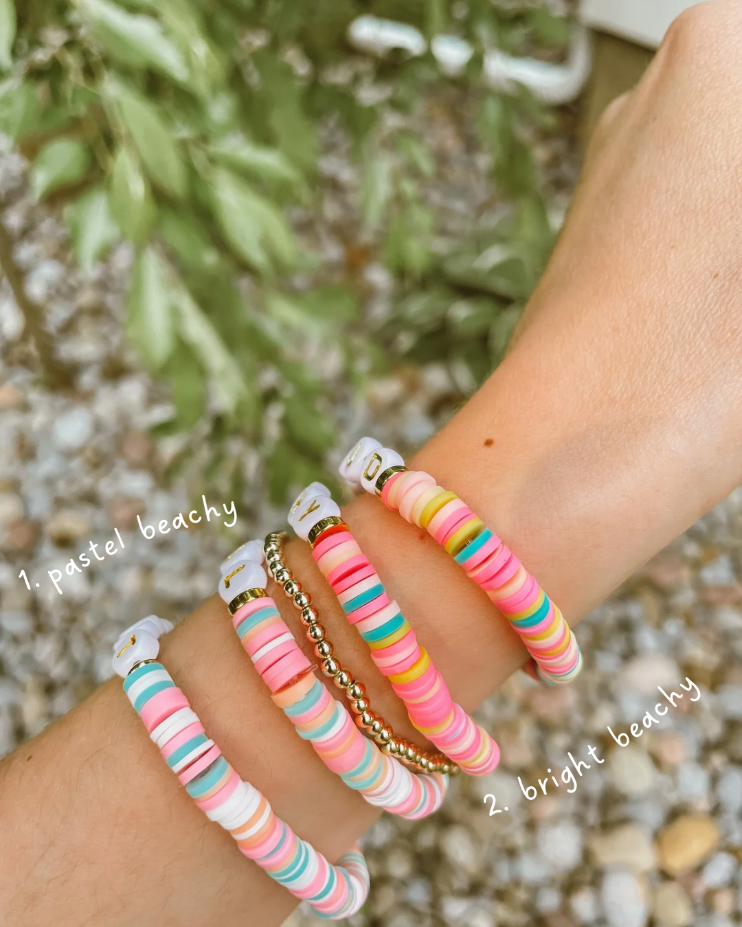 Beachy Summer Faith | Heishi Bracelets