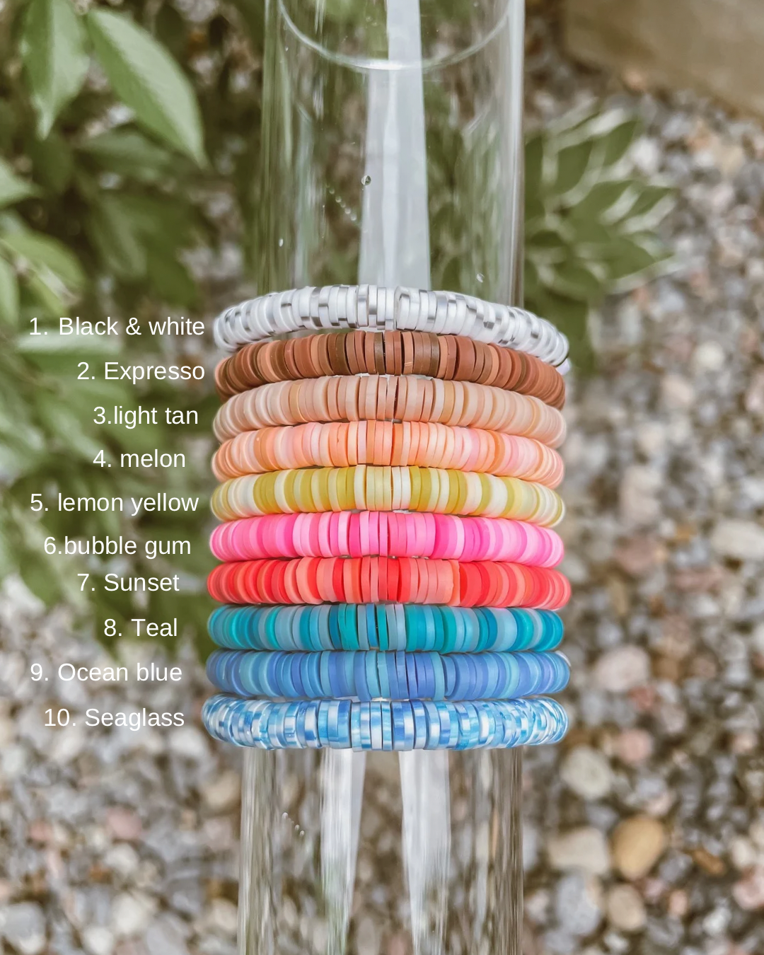 Summer faith bracelets | multi-color beaded bracelet