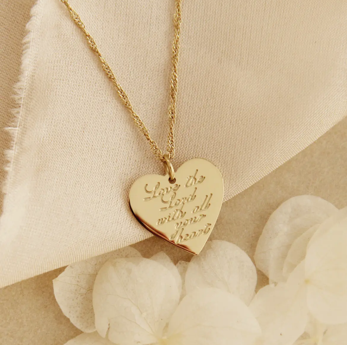 Deuteronomy 6:4-9 Necklace, Love the Lord Your God