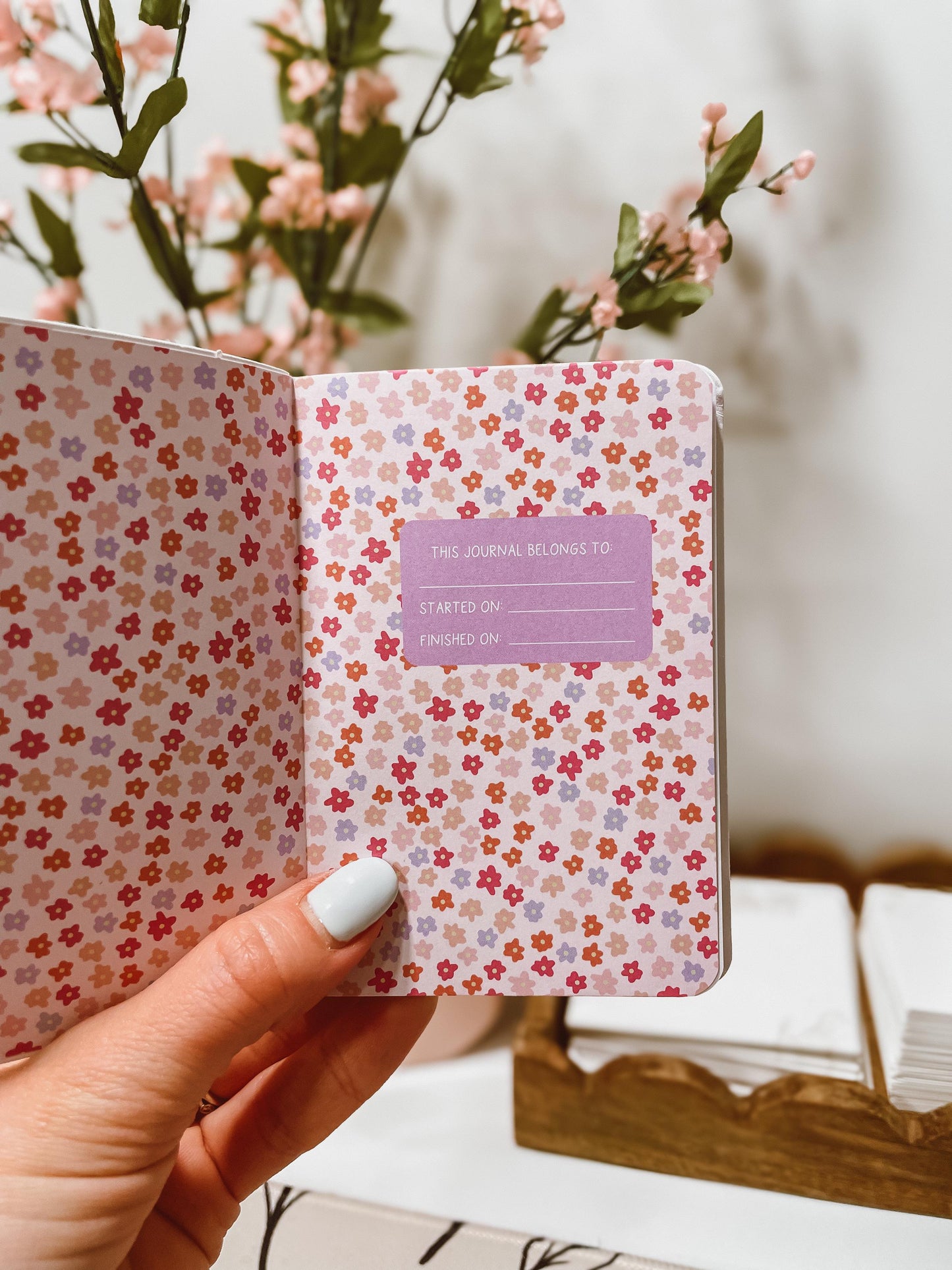 Little Verse Book lilac + ribbon mini