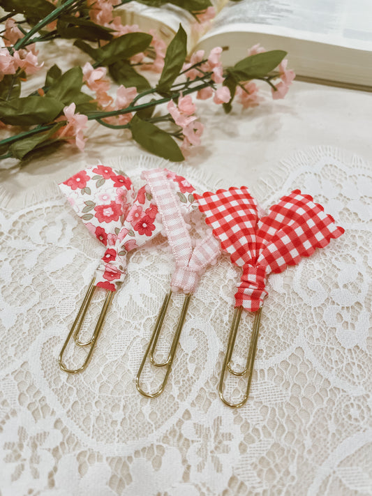 Blush Rose- set of 3 page markers