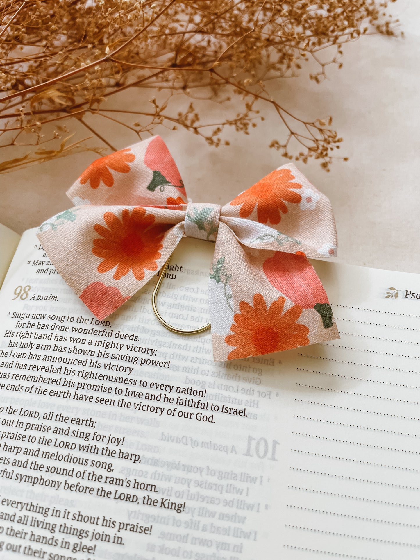 Pumpkin Patch-bow bookmark