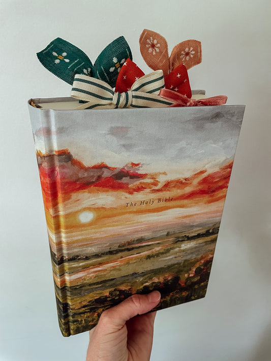 Florence ESV Journaling Bible + Bow set