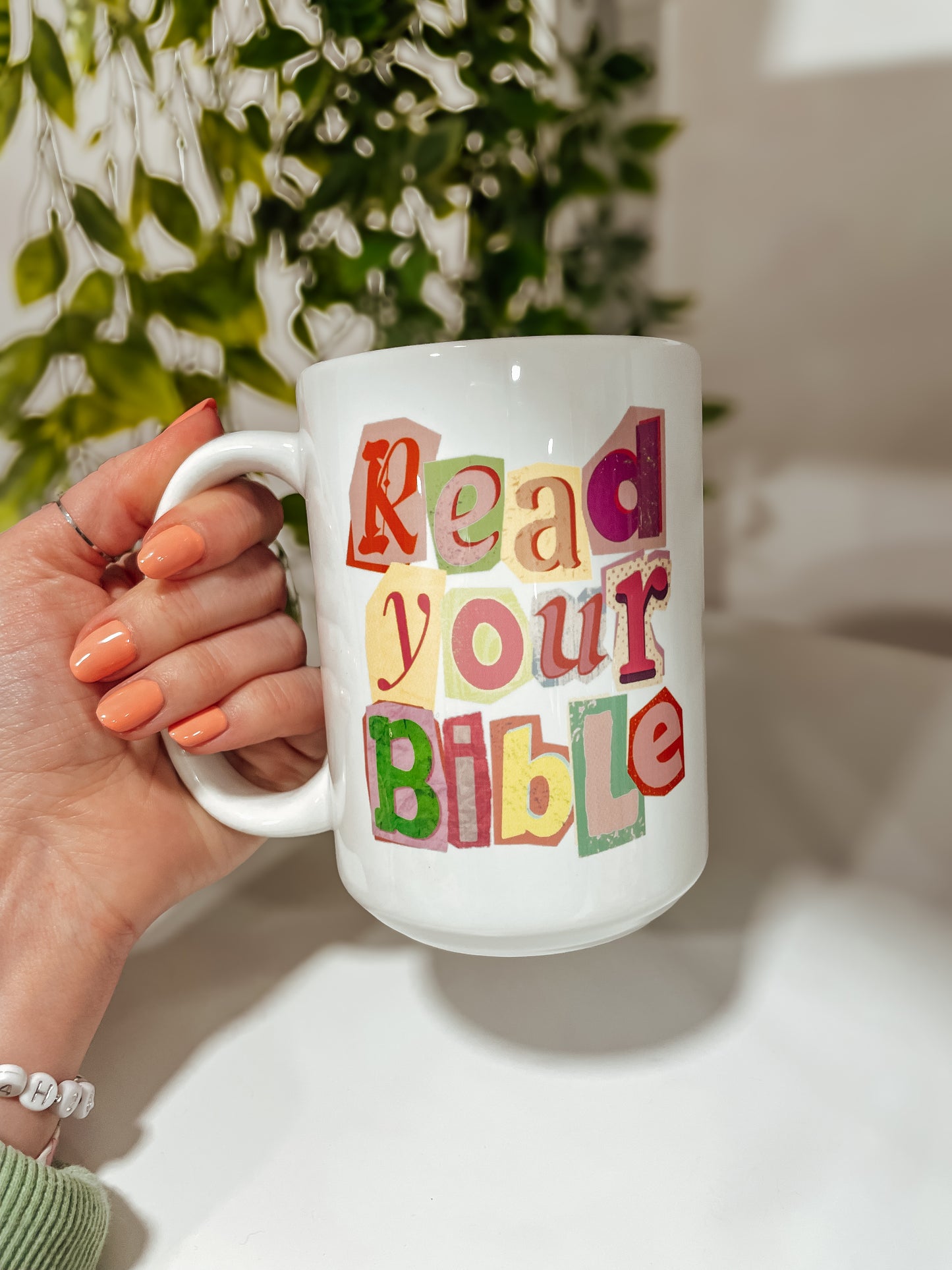 Read Your Bible- 15oz mug