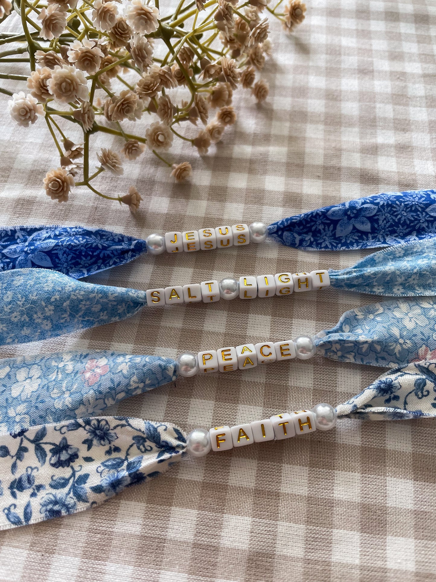 Fabric Faith Bracelet