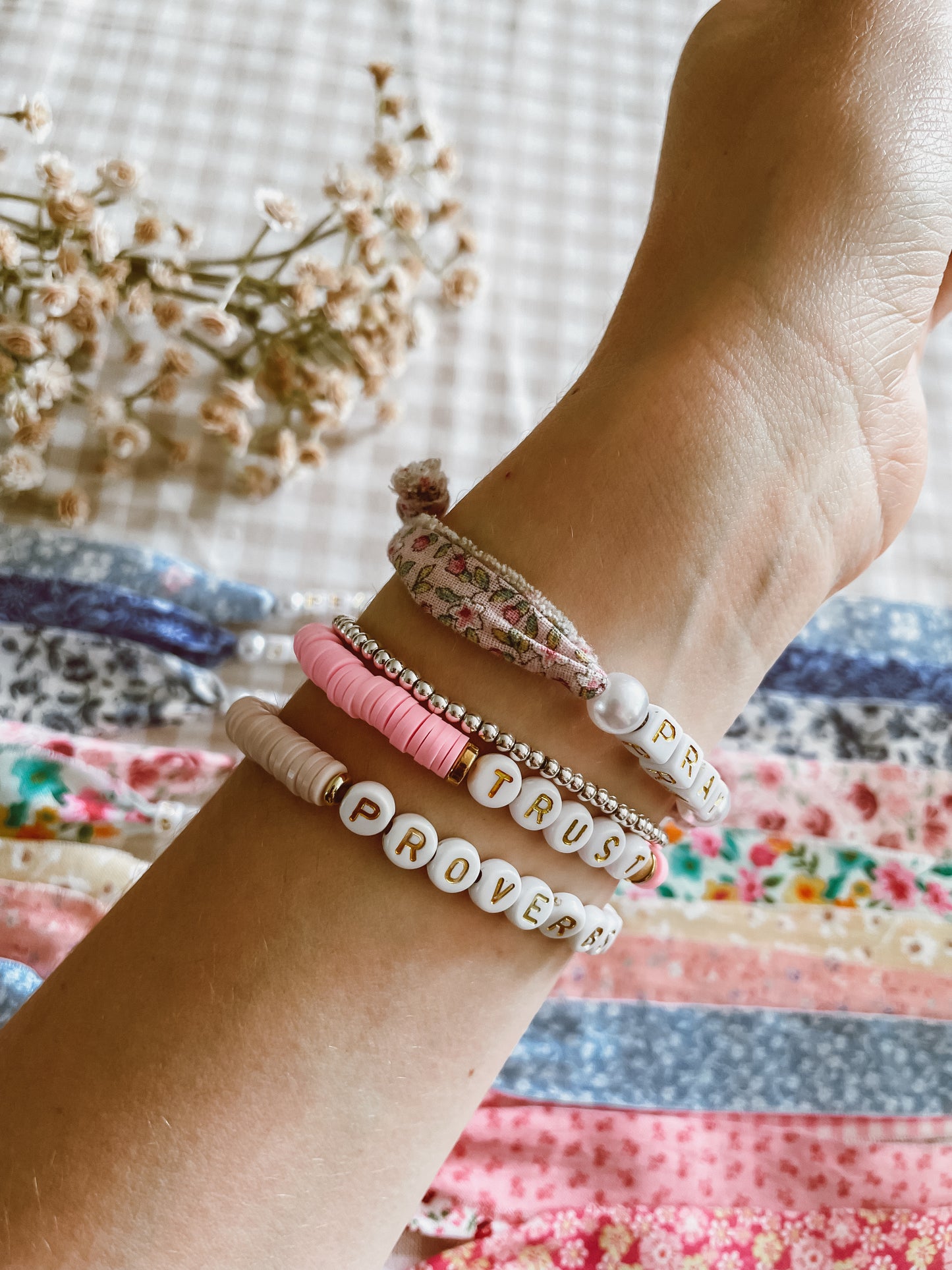 Fabric Faith Bracelet