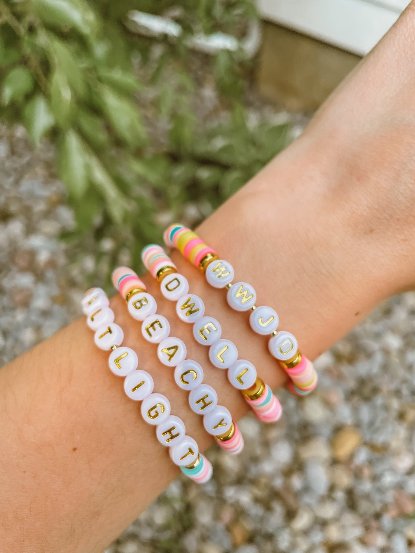 Beachy Summer Faith | Heishi Bracelets