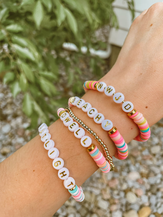 Beachy Summer Faith | Heishi Bracelets
