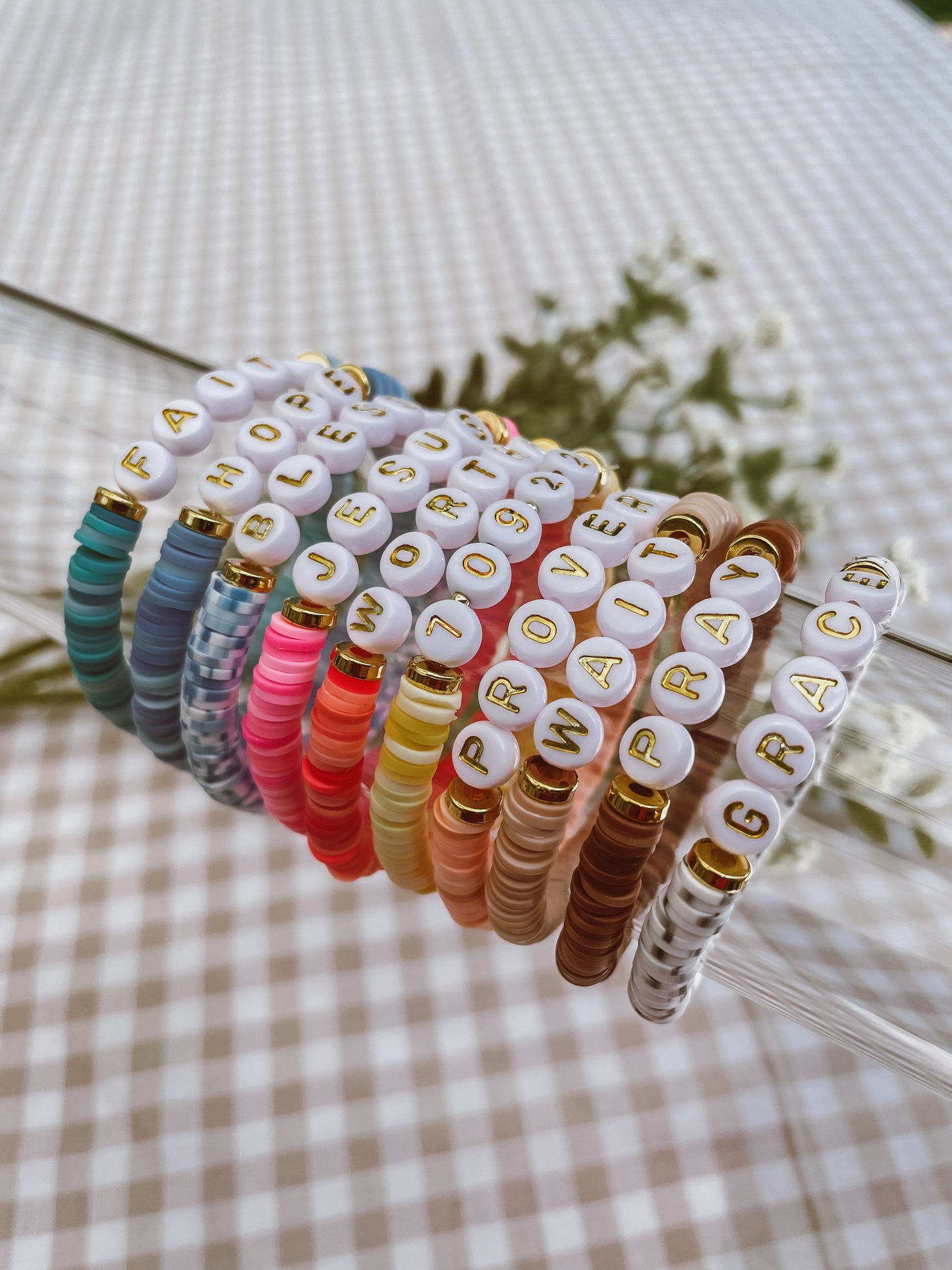 Summer faith bracelets | multi-color beaded bracelet