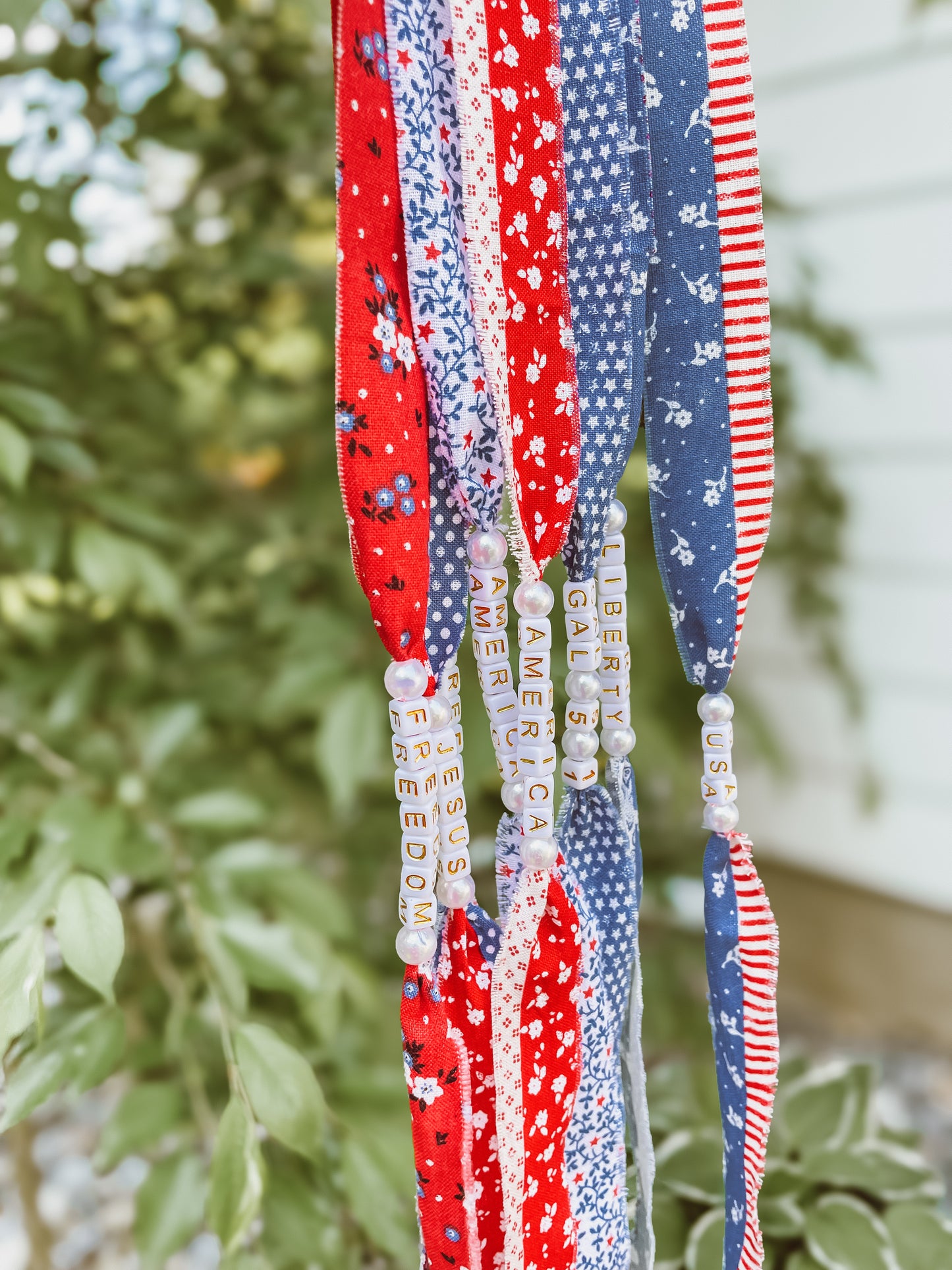 Americana beaded faith bracelets
