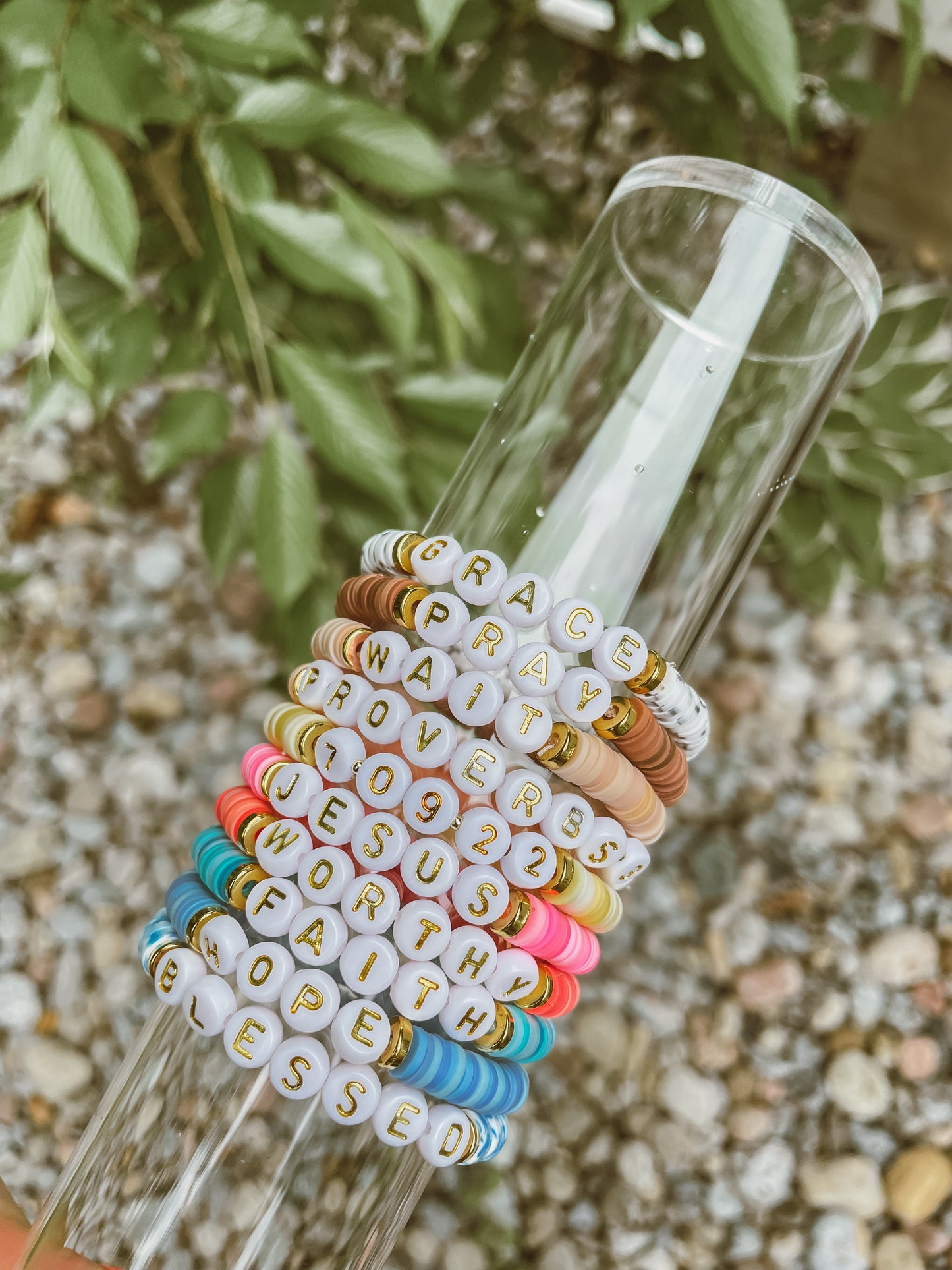 Summer faith bracelets | multi-color beaded bracelet