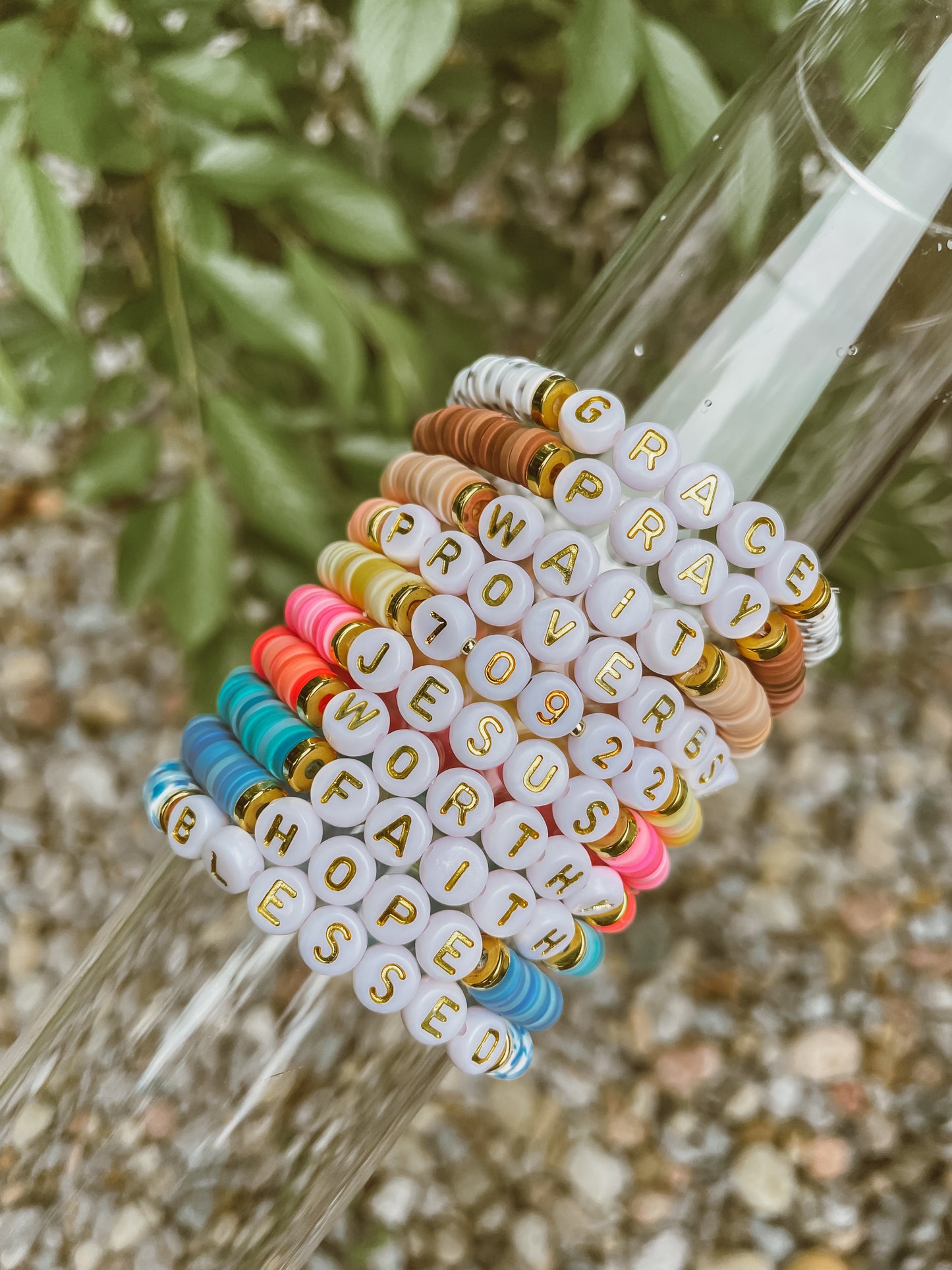 Summer faith bracelets | multi-color beaded bracelet