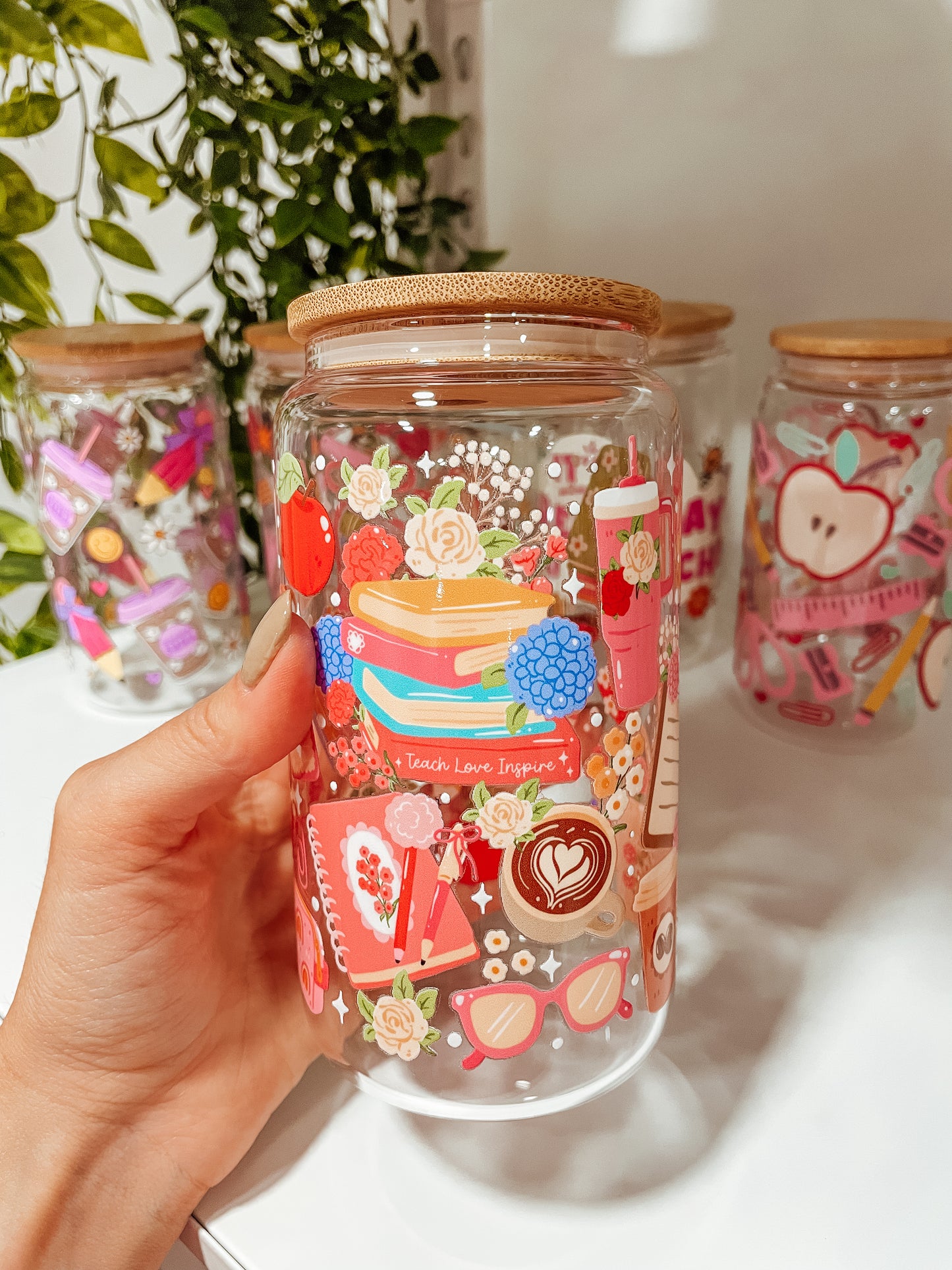In My Teacher Era - 16 oz glass tumbler
