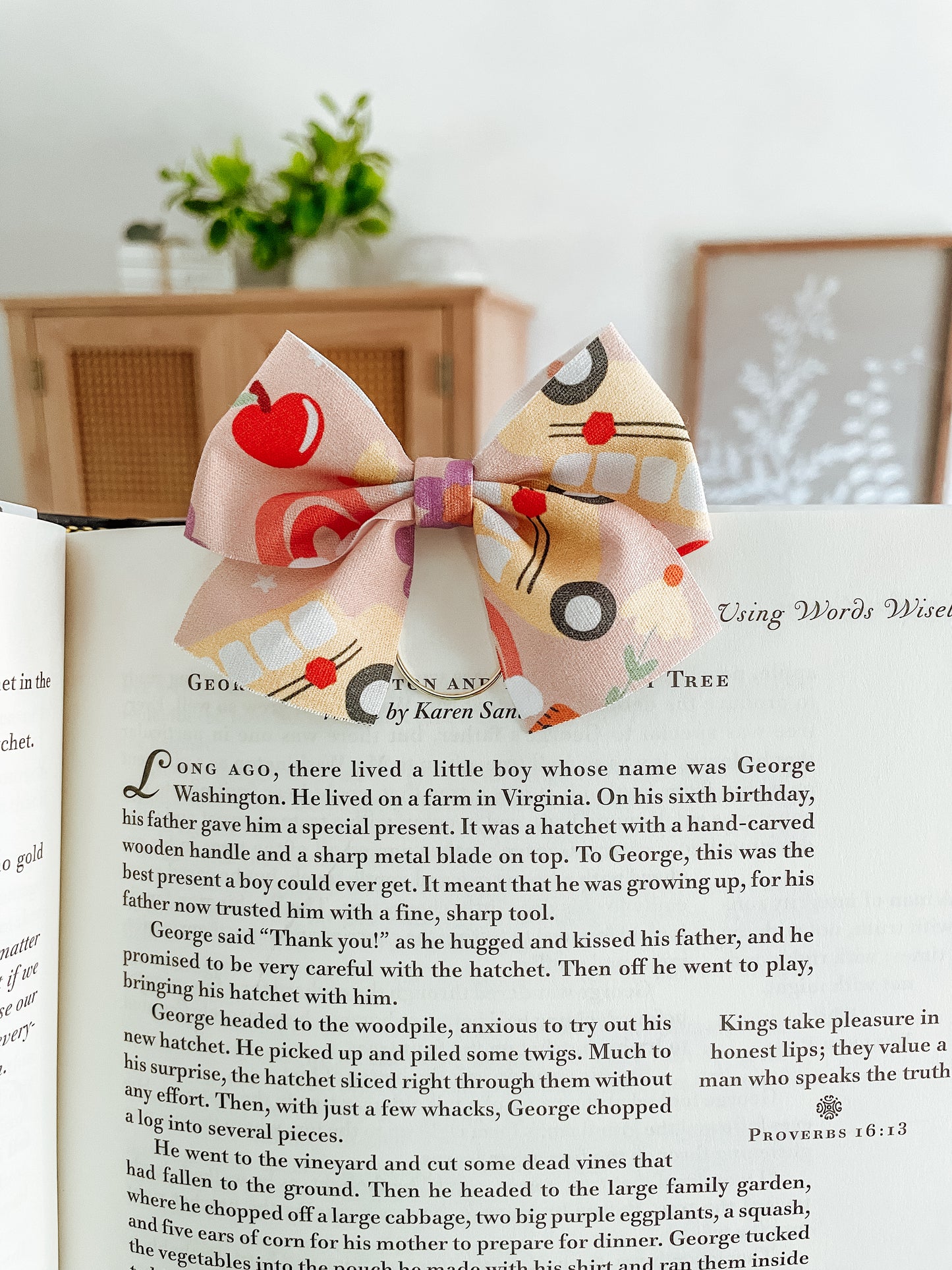 Boho School-bow bookmark