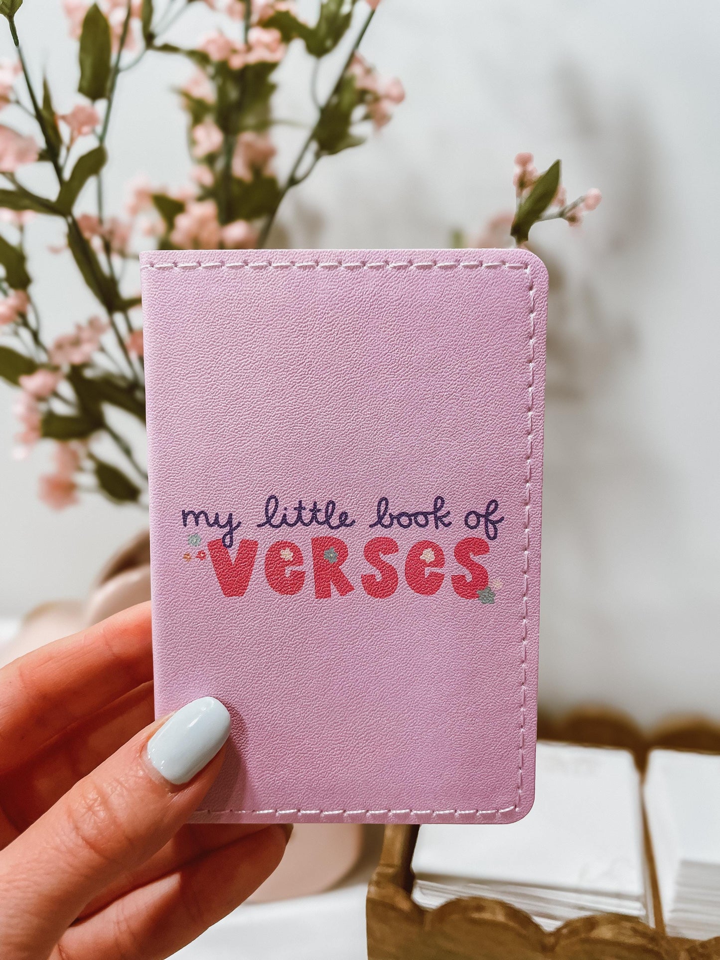 Little Verse Book lilac + ribbon mini