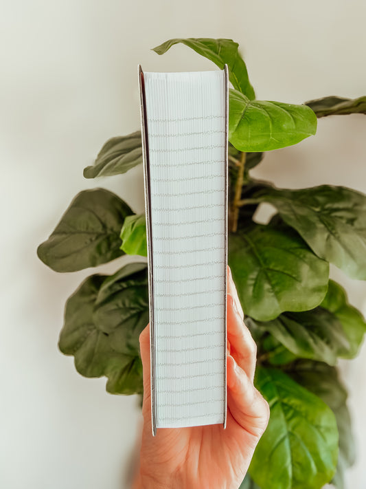 Pink Floral Softcover Extra Chunky Lined Journal