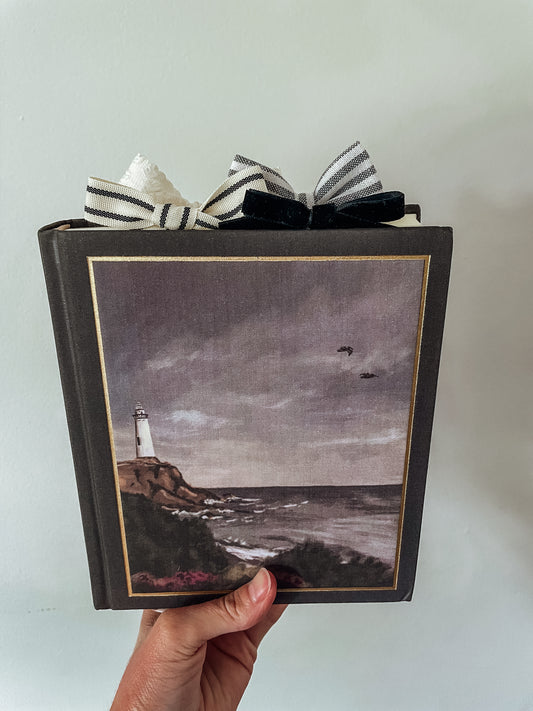Lighthouse ESV Journaling Bible + Bow set
