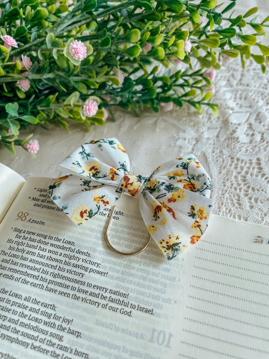 Yellow Roses-bow bookmark