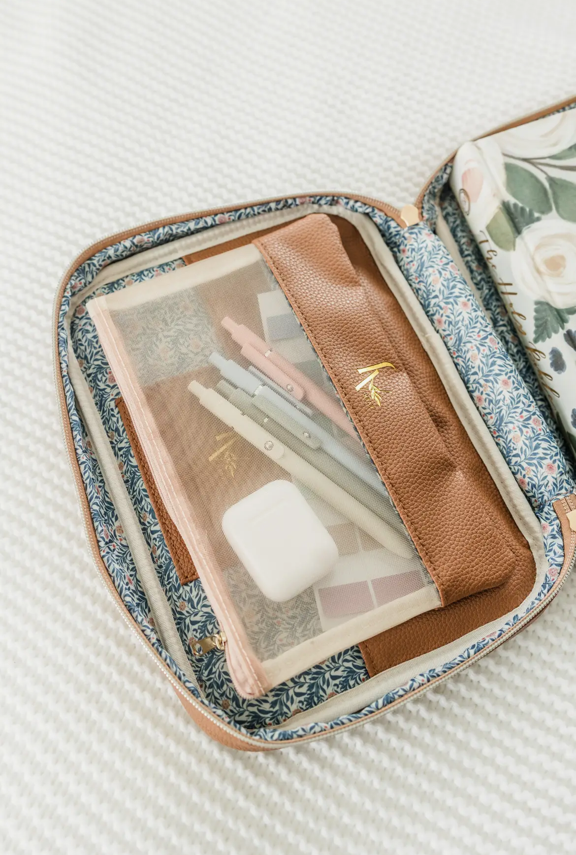 Brown Crossbody Bible Bag