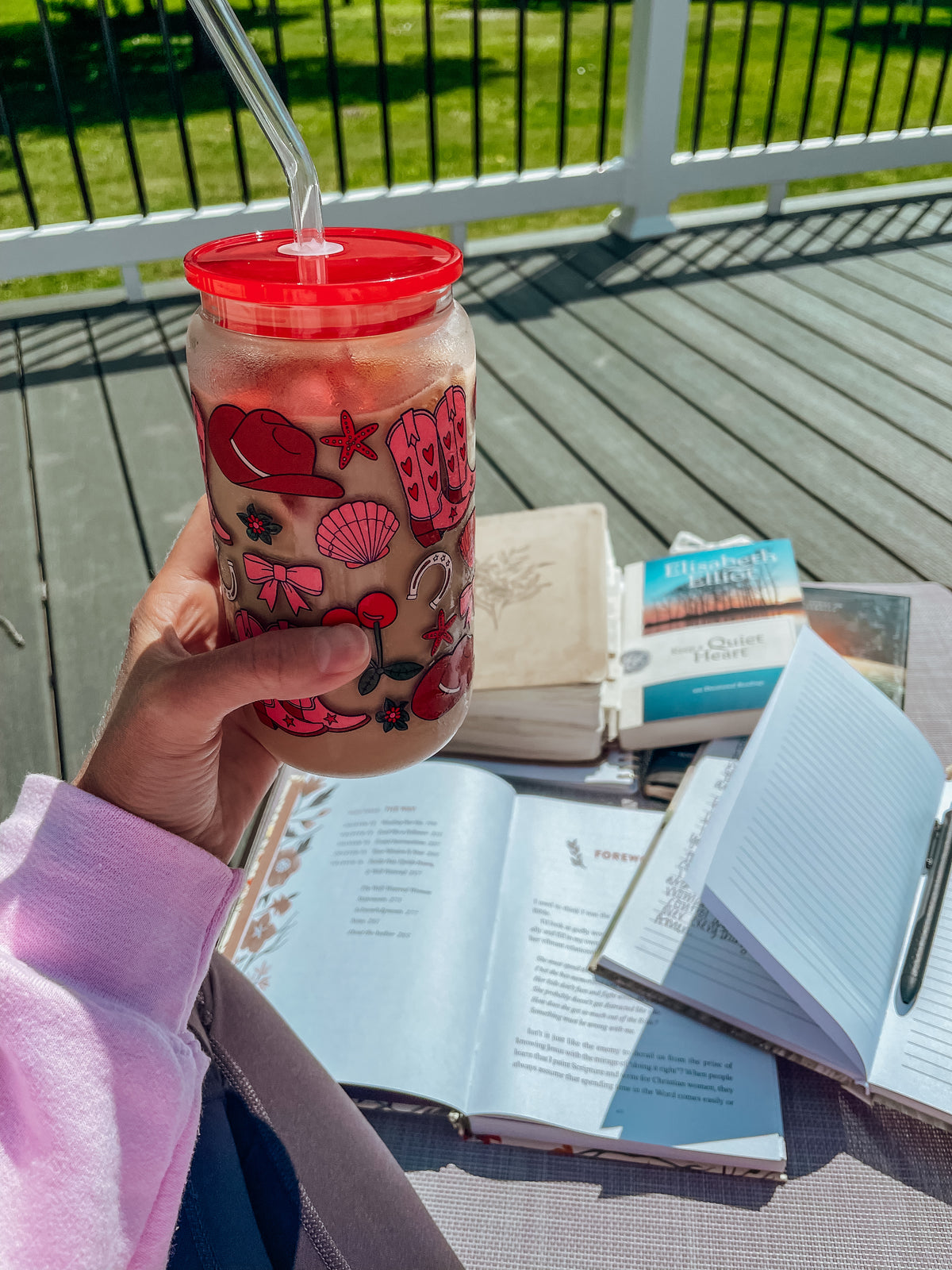 Acrylic Tumbler Lid + Straw Set