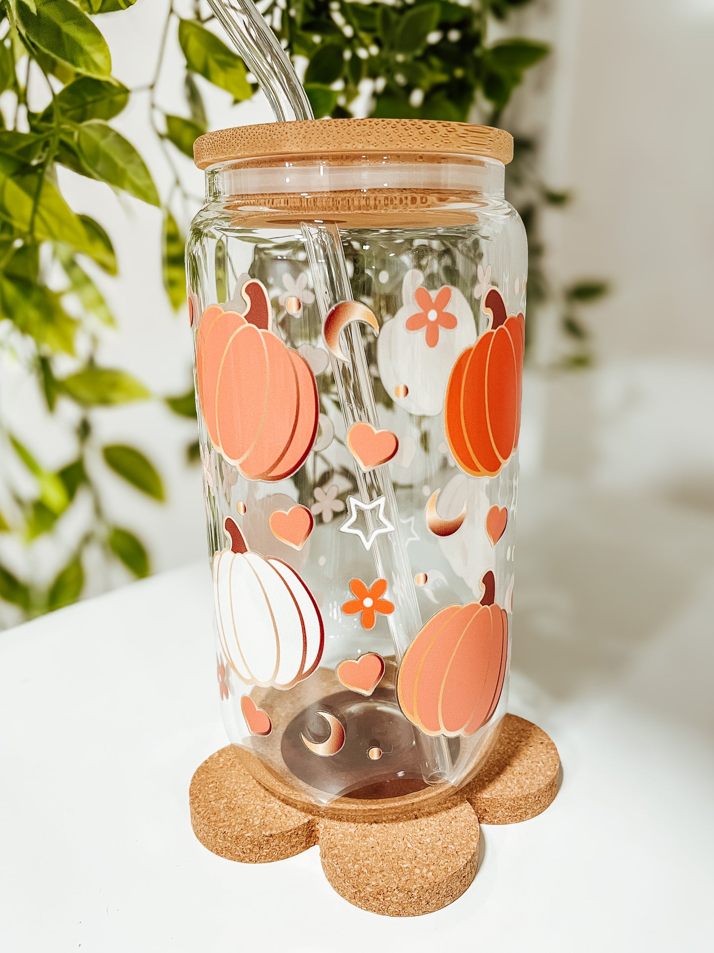 Pumpkin Patch-16oz glass tumbler