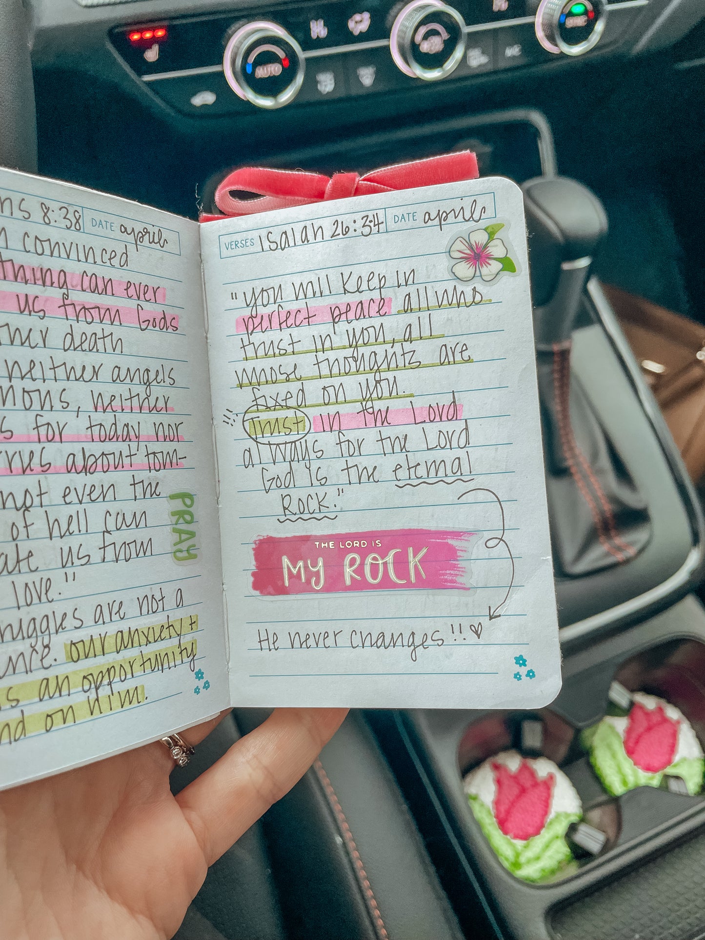 Little Verse Book lilac  + ribbon mini