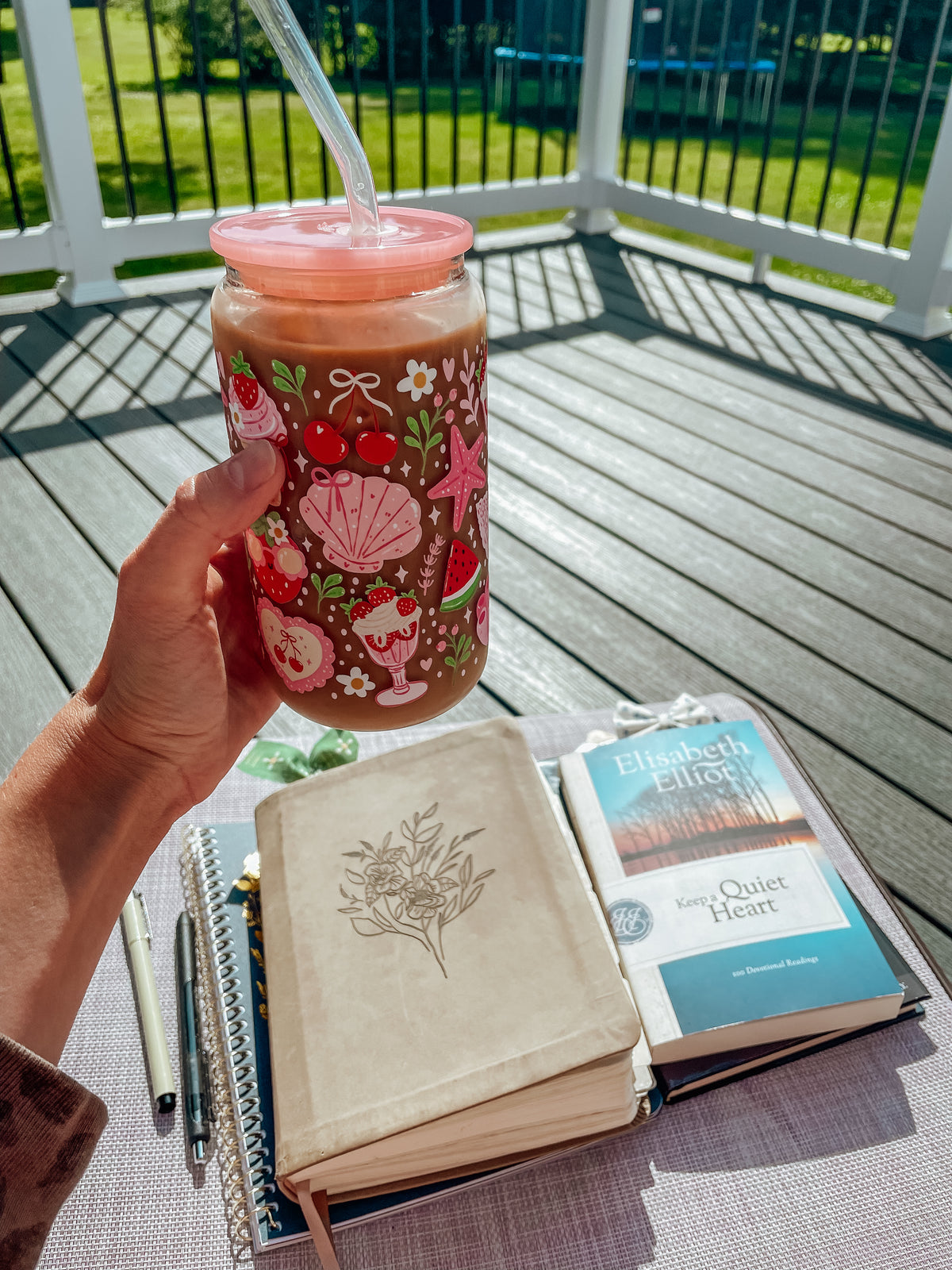 Acrylic Tumbler Lid + Straw Set