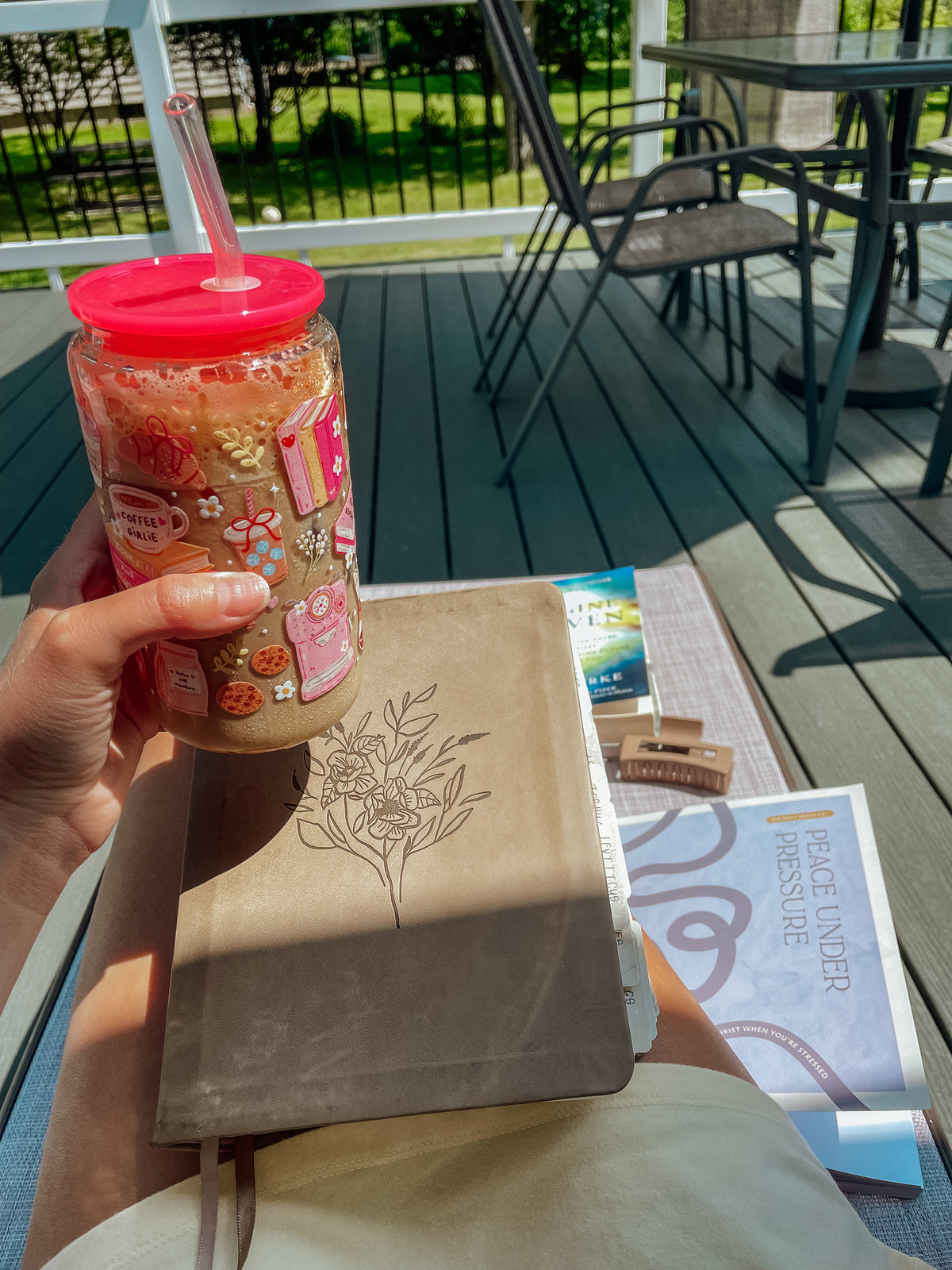 Acrylic Tumbler Lid + Straw Set