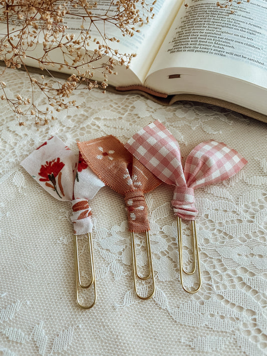 Pampas Floral- set of 3 page markers