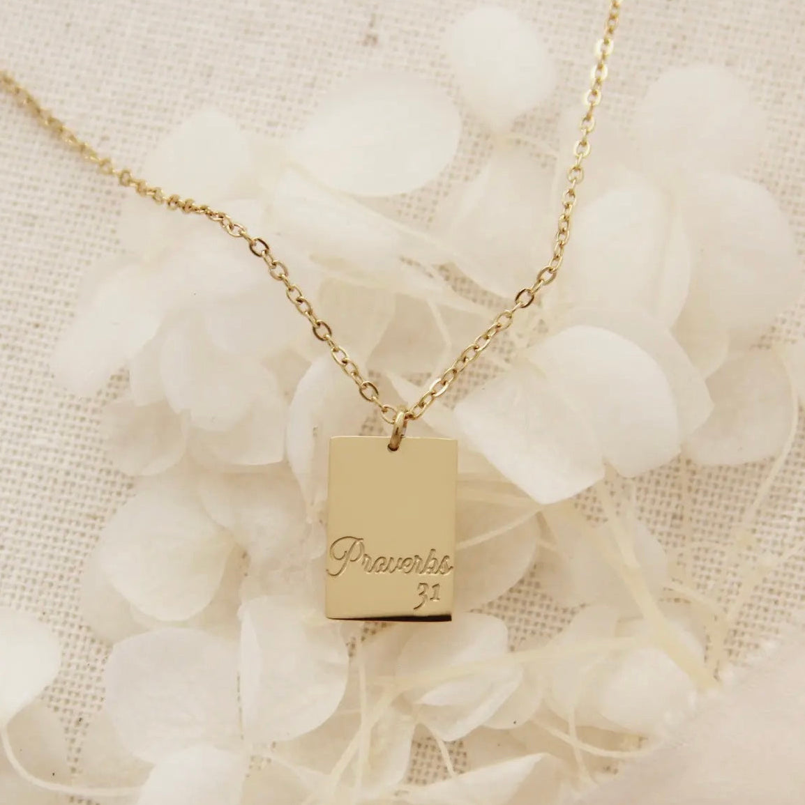 Proverbs 31 necklace, A woman who fears the Lord