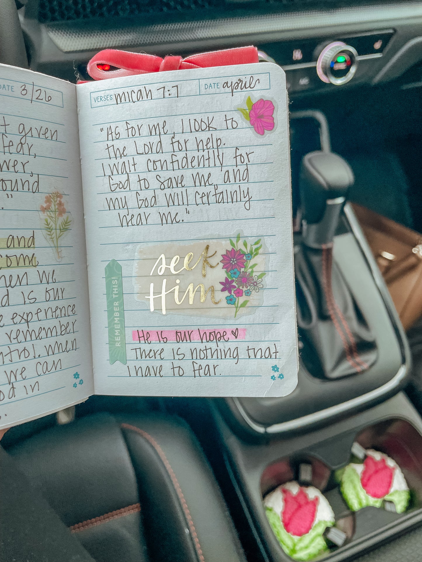 Little Verse Book lilac  + ribbon mini