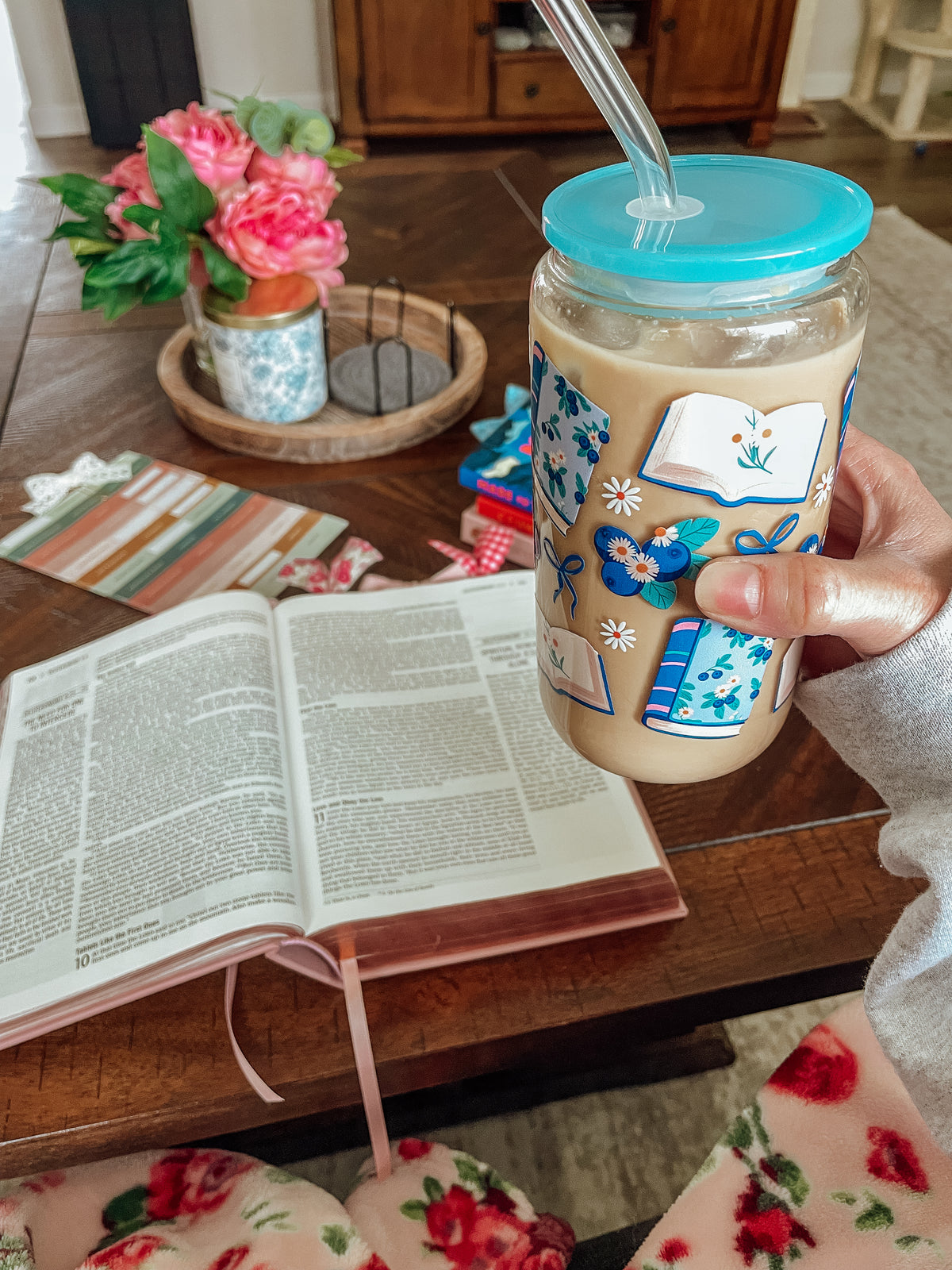 Acrylic Tumbler Lid + Straw Set