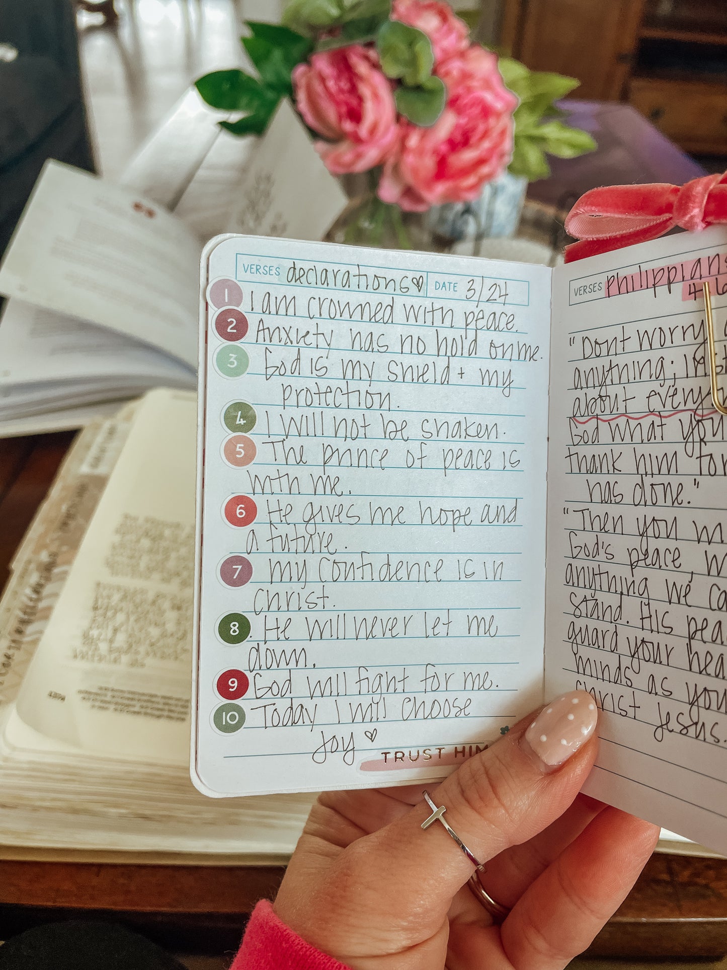 Little Verse Book lilac  + ribbon mini
