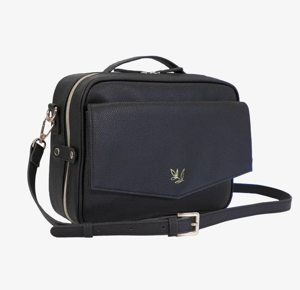 Black Crossbody Bible Bag