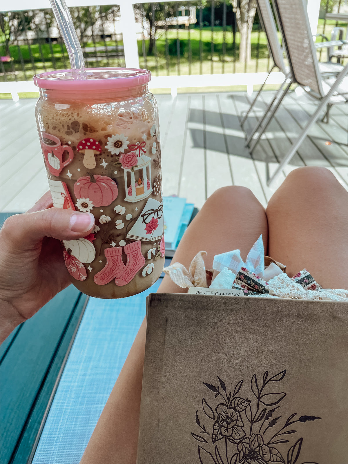 Acrylic Tumbler Lid + Straw Set