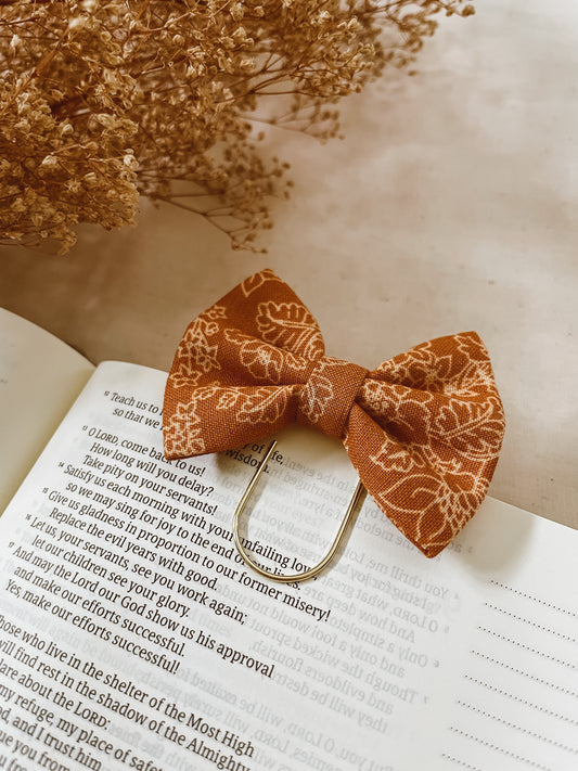 Sweet Honey-petite bow bookmark
