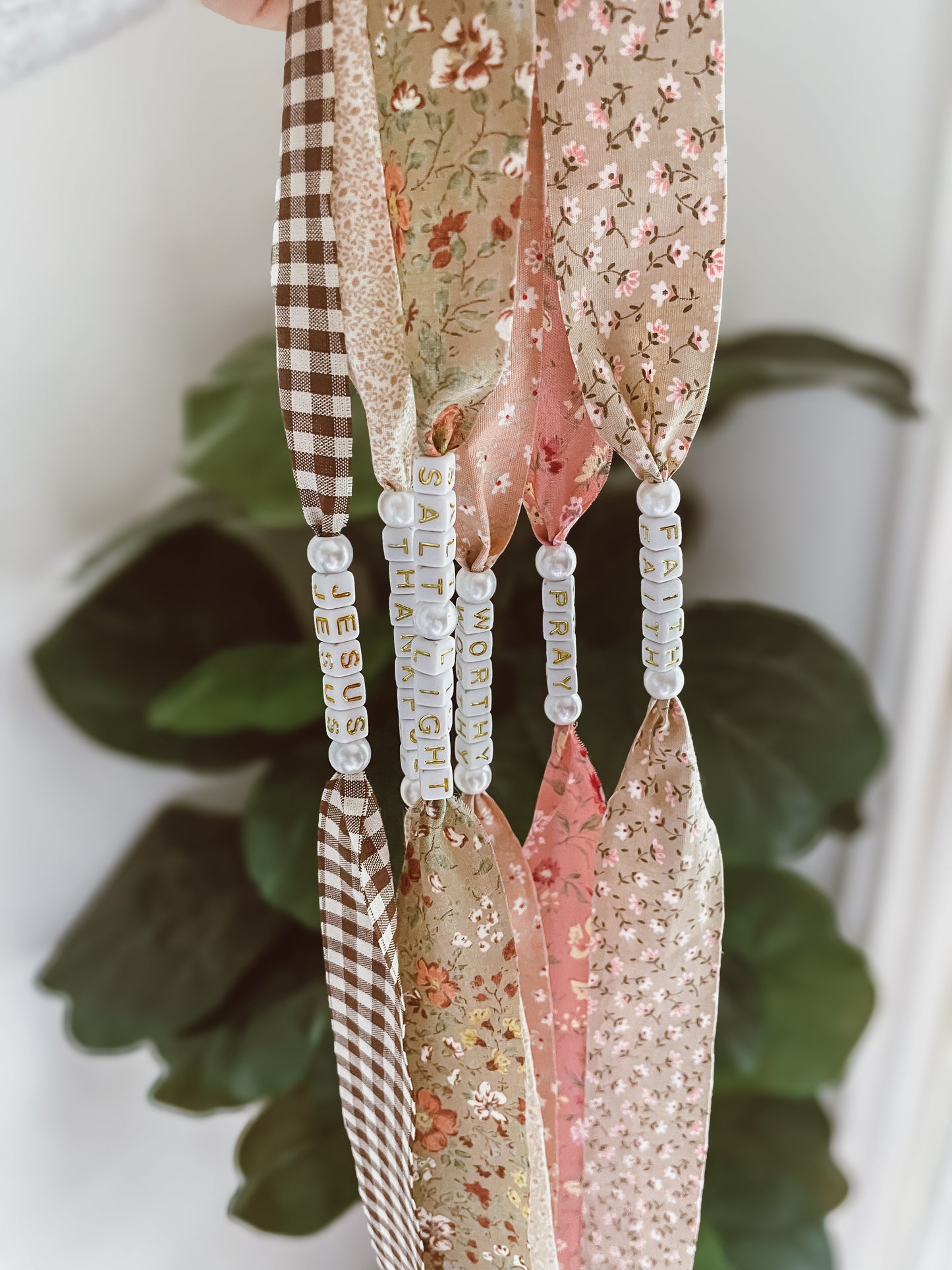 Fall Faith Fabric Bracelet