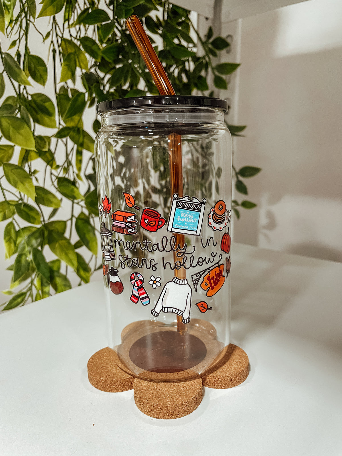 Acrylic Tumbler Lid + Straw Set