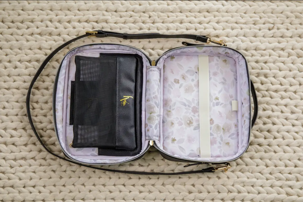 Black Crossbody Bible Bag