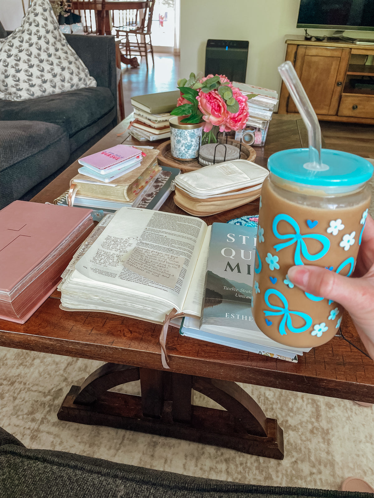 Acrylic Tumbler Lid + Straw Set
