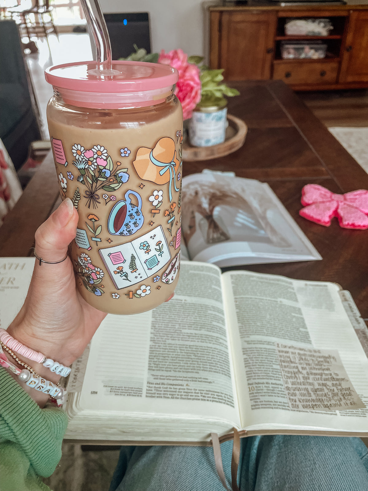 Acrylic Tumbler Lid + Straw Set