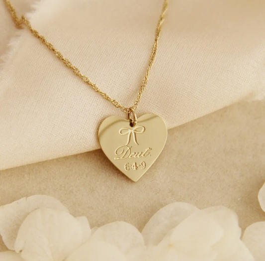 Deuteronomy 6:4-9 Necklace, Love the Lord Your God