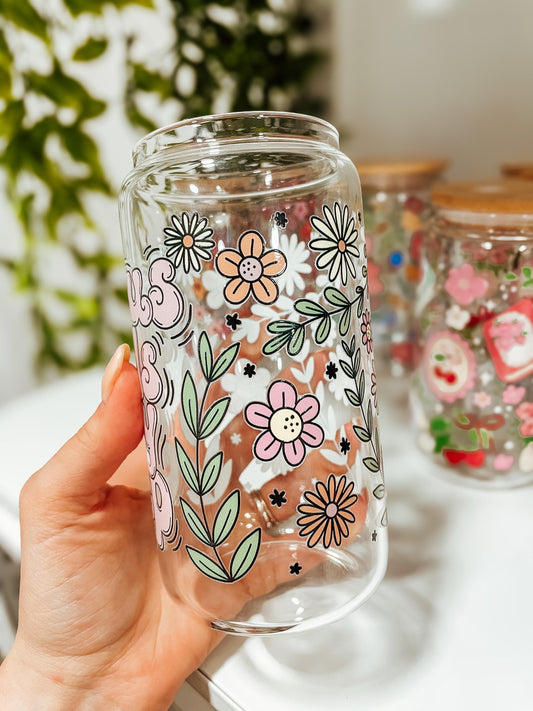 Jesus fills my cup - 16oz glass tumbler