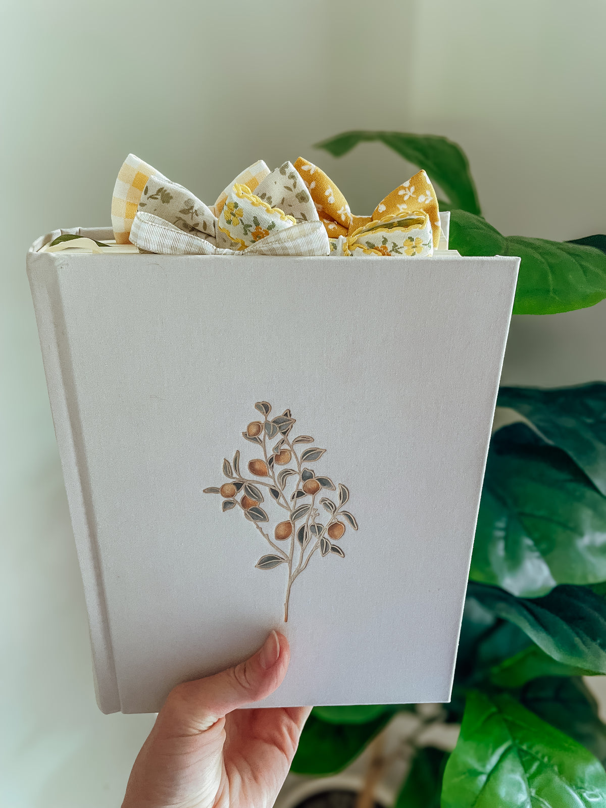 Lemon CSB Notetaking Bible + Bow Set