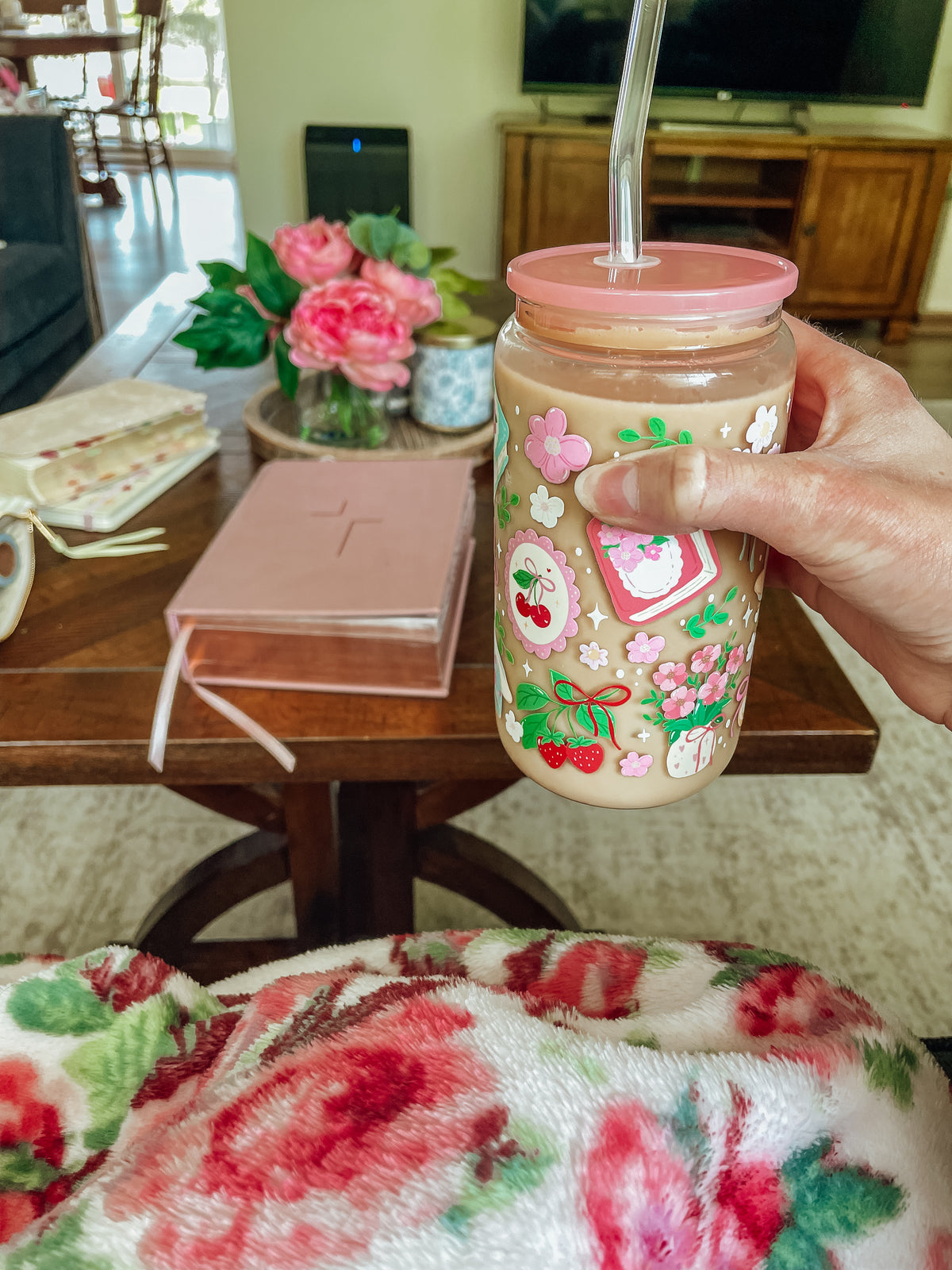 Acrylic Tumbler Lid + Straw Set