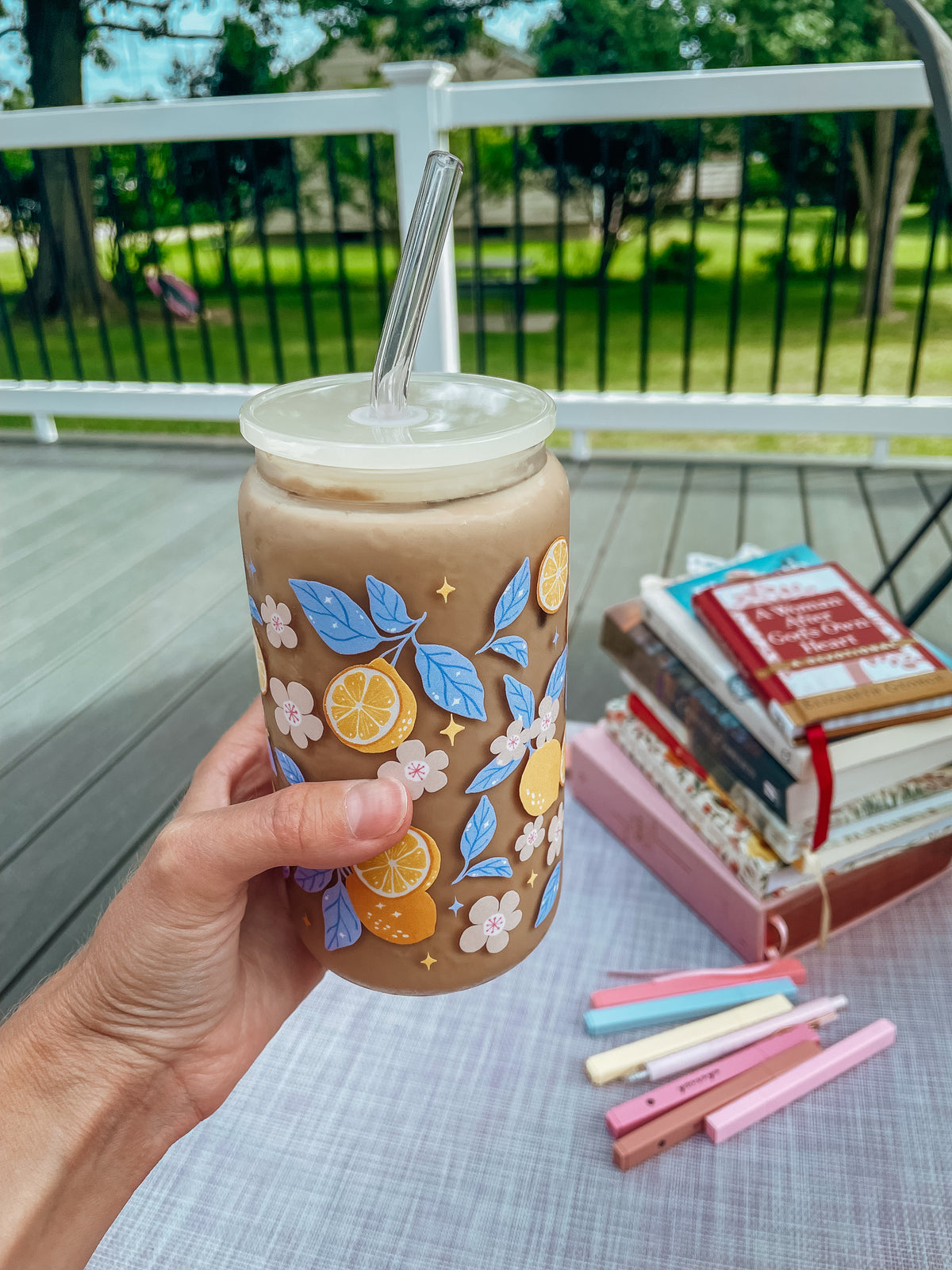 Acrylic Tumbler Lid + Straw Set