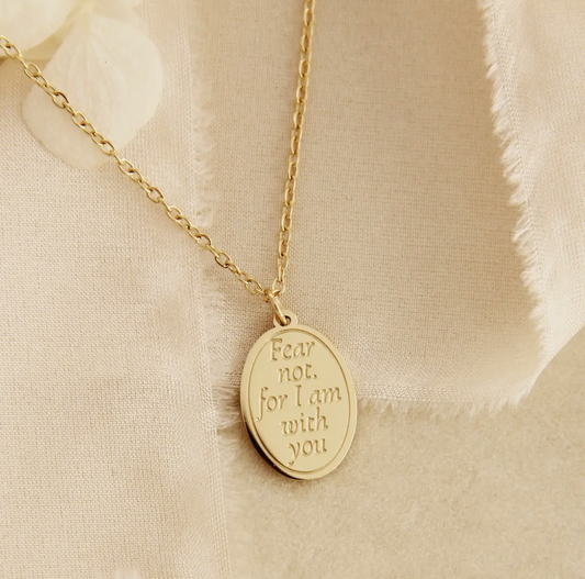 Isaiah 41:10 Necklace, Fear Not For I Am With You