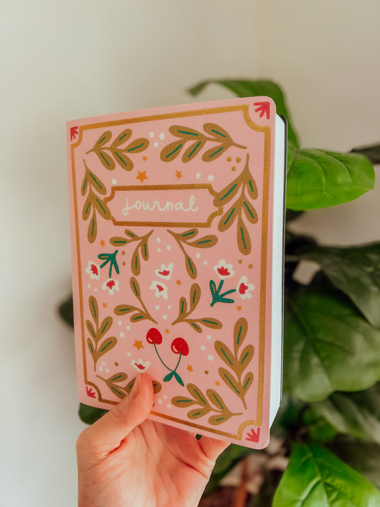 Cherries & Blooms Softcover Extra Chunky Journal