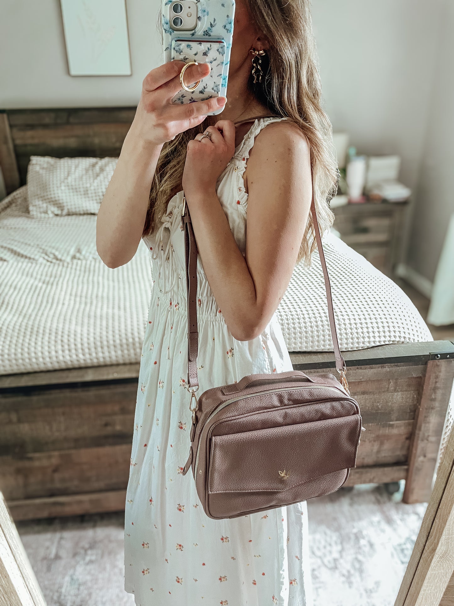 Lavender Crossbody Bible Bag